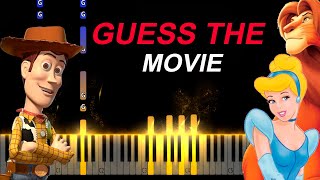Do You Know Disney Movies? (Piano Quiz  Part 1)