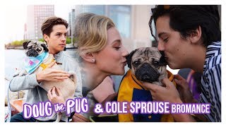 Cole Sprouse and Doug The Pug BROMANCE