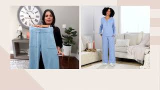 AnyBody Flecked Sweater Pull-On Pants with Pockets on QVC