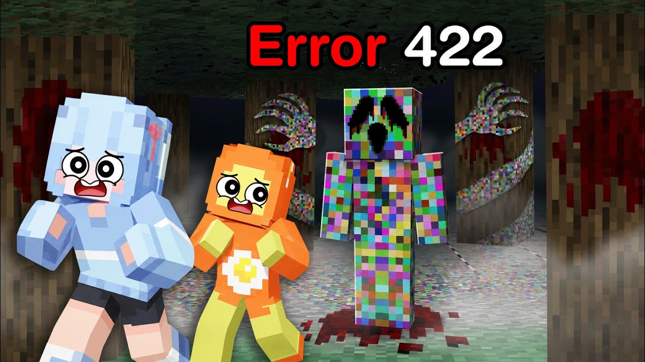 โลกมายคราฟถูกแฮ็ก! เมื่อพวกเราใส่ "ERROR 422" ลงใน มายคราฟ !!!