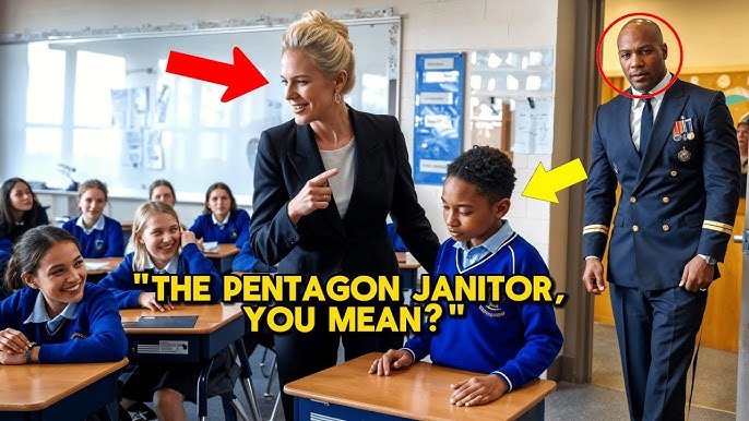 Teacher Ridicules Black Boy Who Says His Dad Works at the Pentagon— Then His Dad Walks Into the Room - YouTube