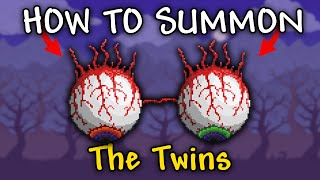 How to Summon The Twins in Terraria | How to Spawn Twins Terraria