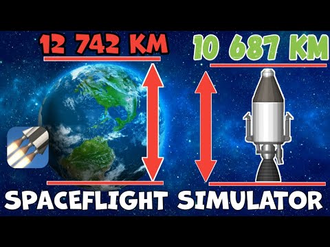 Ракета размером с планету! Spaceflight simulator