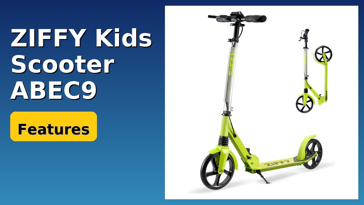 REVIEW (2026): ZIFFY Kids Scooter ABEC9. ESSENTIAL details. - YouTube