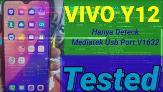 🟢 Vivo Y12 | Model 1904 PD1901F | Matol Deteck Mediatek Usb Port (V1632) Tested