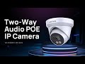 VK-YC2387C-ISU-28-N Active Deterrence Dome Camera | 4K 8MP PoE IP Camera | 2-Way Audio CCTV #reels