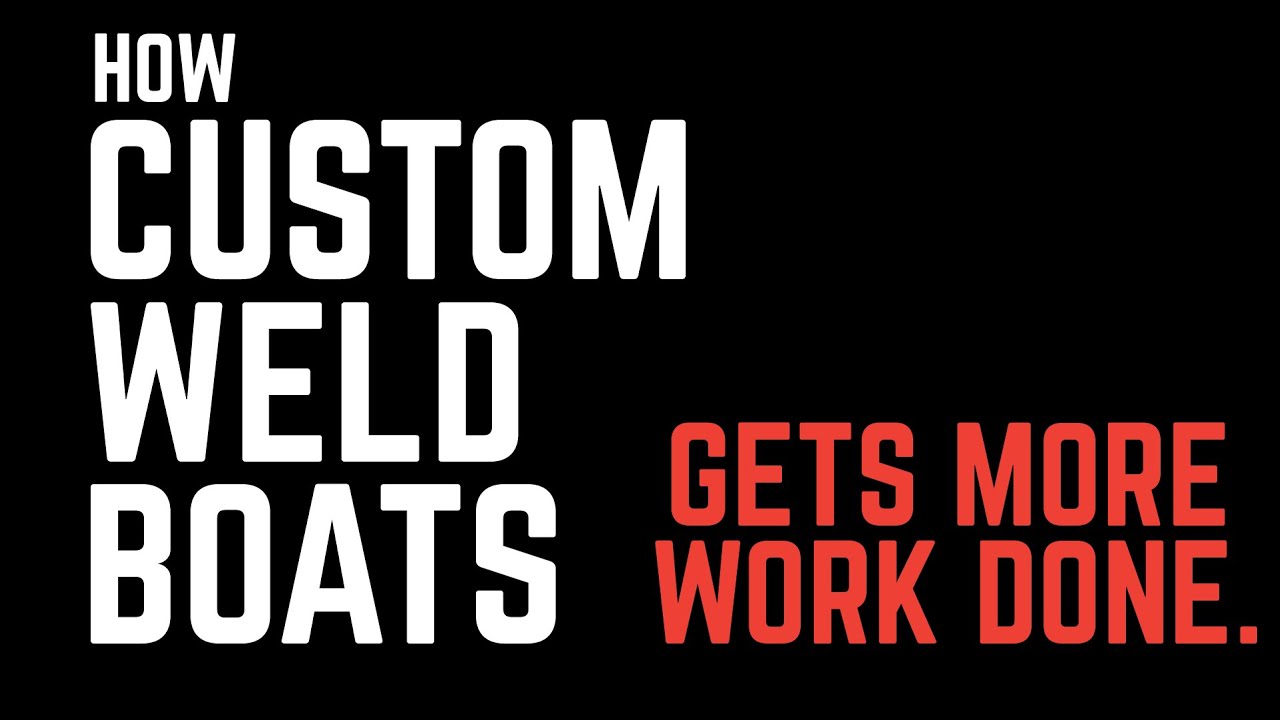 BatteryPowered MIG Welding at Custom Weld Boats in Lewiston Idaho