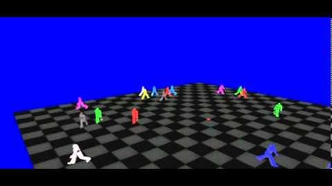 Flocking Walkers Video no. 7