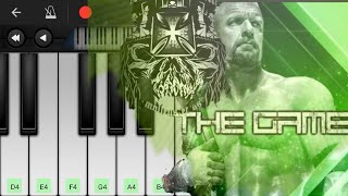 WWE | TRIPLE H THEME | THE GAME | ON PIANO | PERFECT PIANO | BY BLACK & WHITE screenshot 1