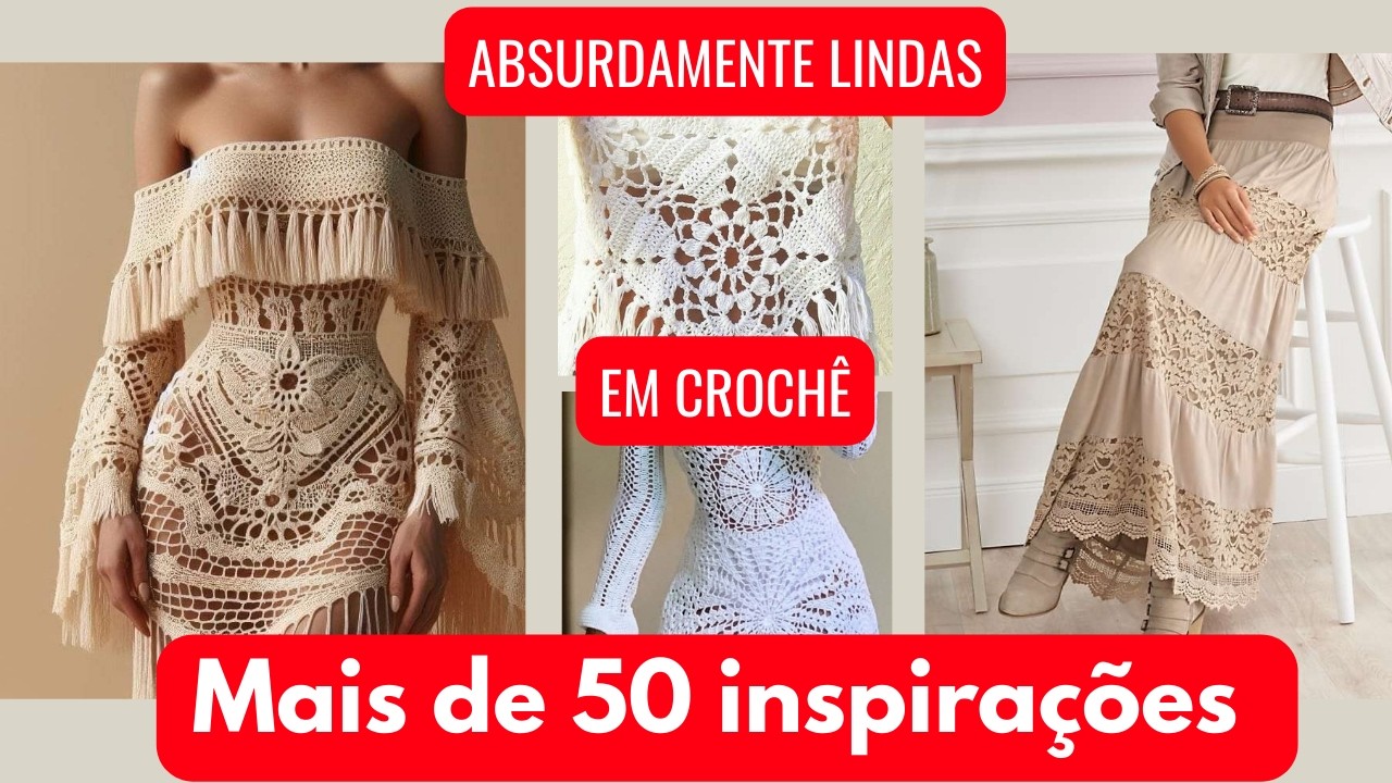 ESSAS Roupas de Crochê do Pinterest Estão ABSURDAMENTE Lindas
