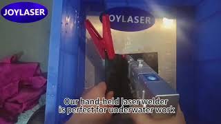 Handheld laser welding machine underwater welding demonstration #laser #welding Underwater Welding Electrodes
