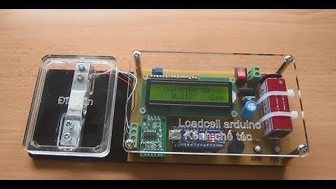Cân điện tử sử dụng cảm biến Loadcell 0378146805_ kênh chế tác