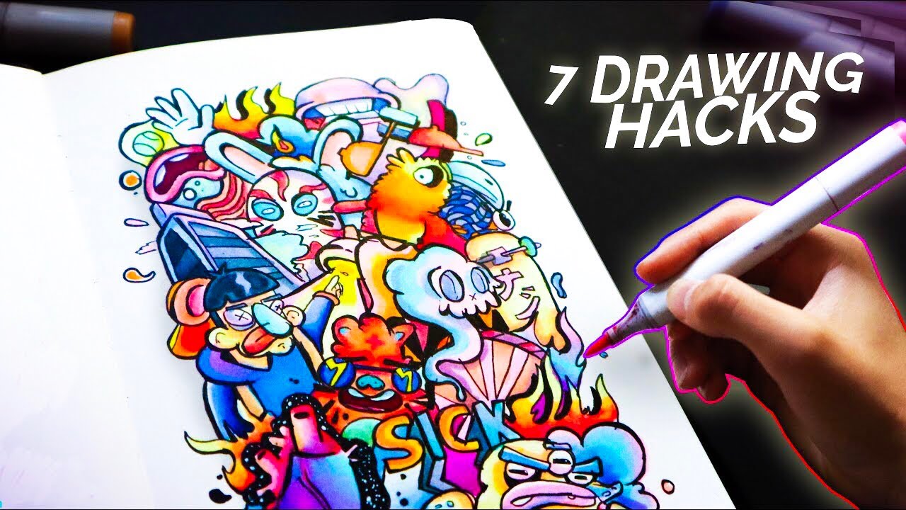 How do you draw a doodle like a pro?