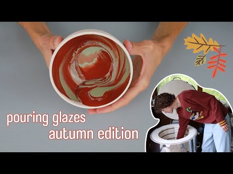 Pouring Glazes On