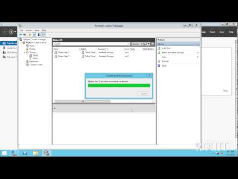 How To Configure Failover Clustering on Server 2012R2