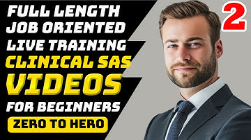 Learn Clinical SAS Programming from Zero to Hero With out Any Programming Knowledge for Free| Part-2