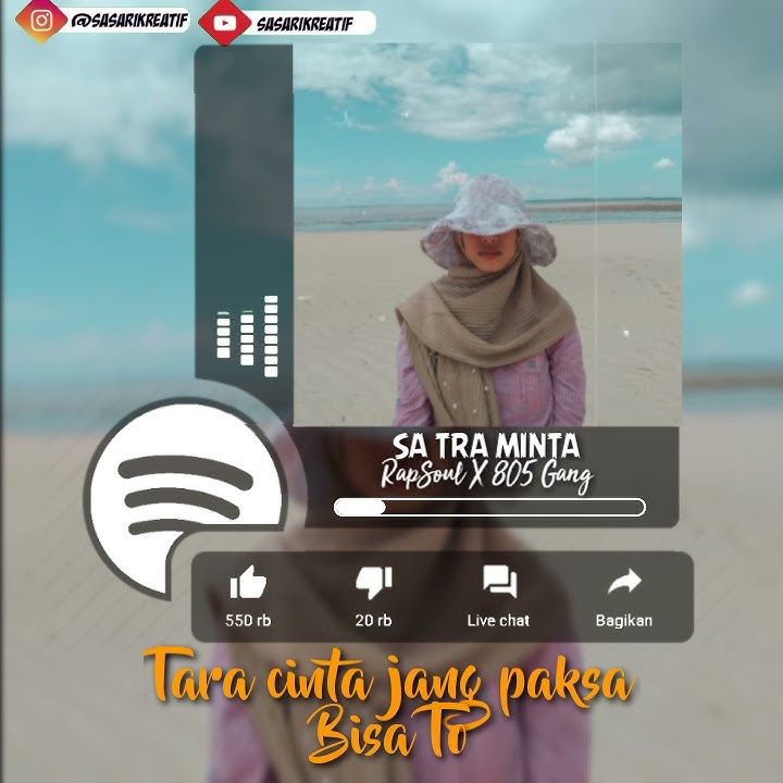 Story WA Papua Musik *SA TRA MINTA*RapSoul X 805 Gang