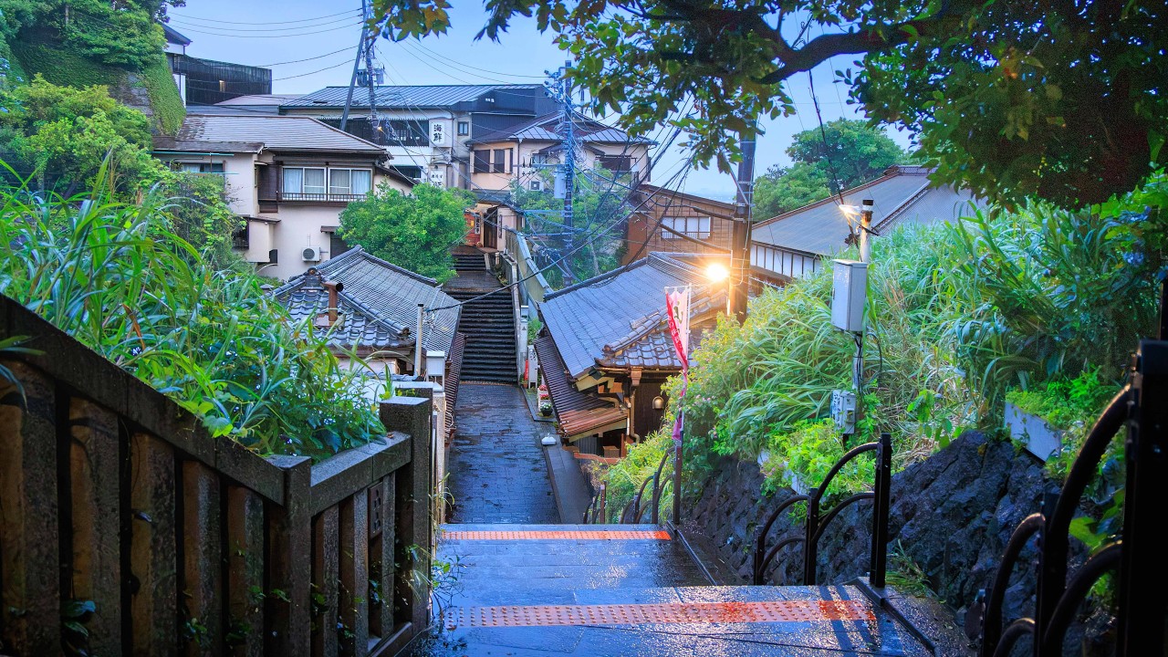 Crossing Enoshima in Dawn Rain | Shōnan Coast - Kanagawa, Japan