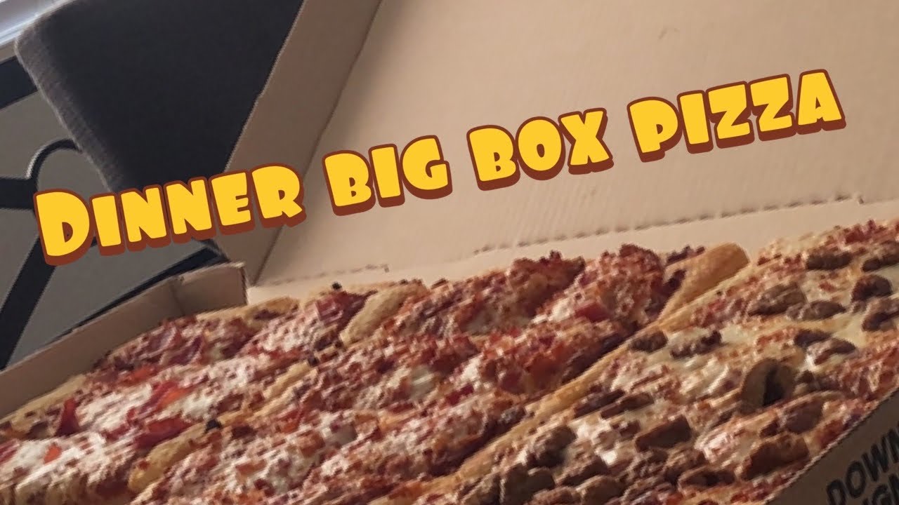 WHAT IS DINNER BOX OF PIZZAHUT BIG BOX PIZZA HUT YouTube