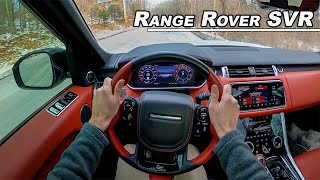Driving the 575hp Range Rover SVR - This Brutal V8 Sounds INSANE (POV Binaural Audio)
