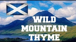 Video thumbnail of "♫ Wild Mountain Thyme - Sarah Calderwood ♫ LYRICS"