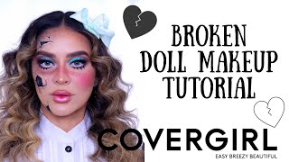 Broken Doll Makeup Tutorial | Covergirl Halloween