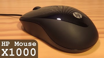 HP X1000 USB Optical Mouse 1000dpi with cable | Unboxing and Overview