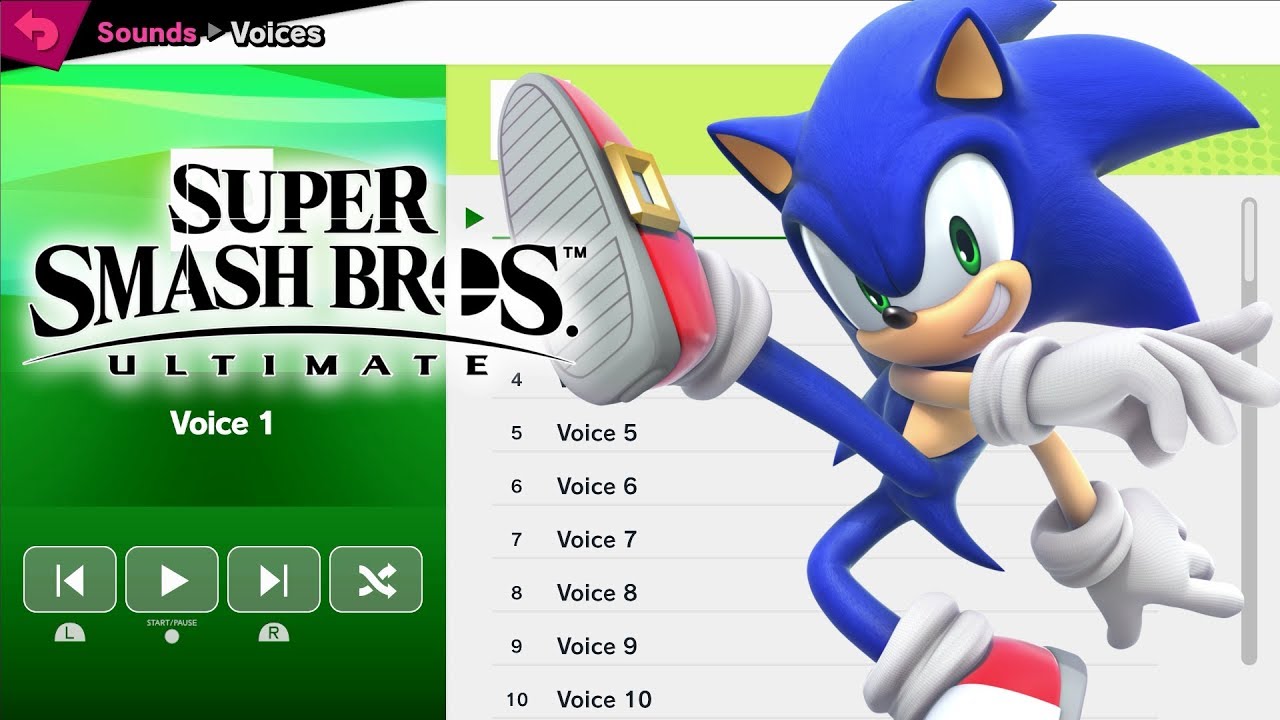 Sonic Voice line. Sonic Ultimate Power. Sonic Smash. Sonic Scanner. Super voices