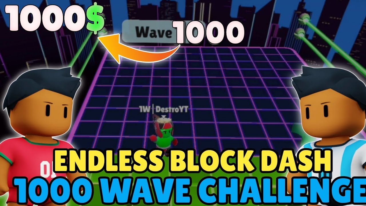 NEW* ENDLESS BLOCK DASH EVENT In Stumble Guys! 