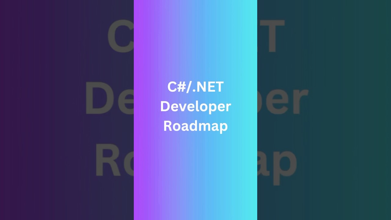 What's the BEST C# DotNet Roadmap for 2024? #dotnet #dotnetcore #roadmaptosuccess