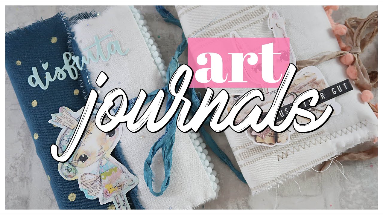 TUTORIAL Art Journal MUY FÁCIL con TELAS y ACOLCHADO  ✂️ Cuaderno artístico TANDIART │Laura Inguz