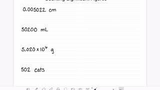 8: Counting significant figures
