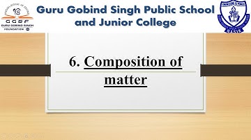 8th Science | Chapter 6 | Composition of Matter | Part 2 | SSC | Maharashtra Board