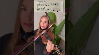 D Harmonic Minor Scale 🎻 #learnviolin #violin #violinstudent