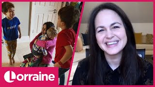 Queen of the Castle Giovanna Fletcher's Emotional Reunion With Family After Returning Home| Lorraine