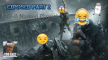 I 12-0 Named Player!! Exposed Part 2- the division