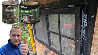 Huber Zip Tape Window Prep & Window Installation
