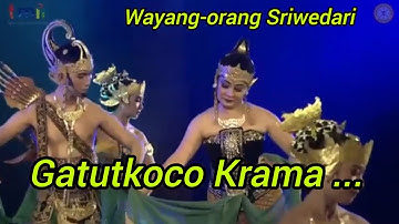 Wayang-orang Sriwedari : Gatotkaca krama ...