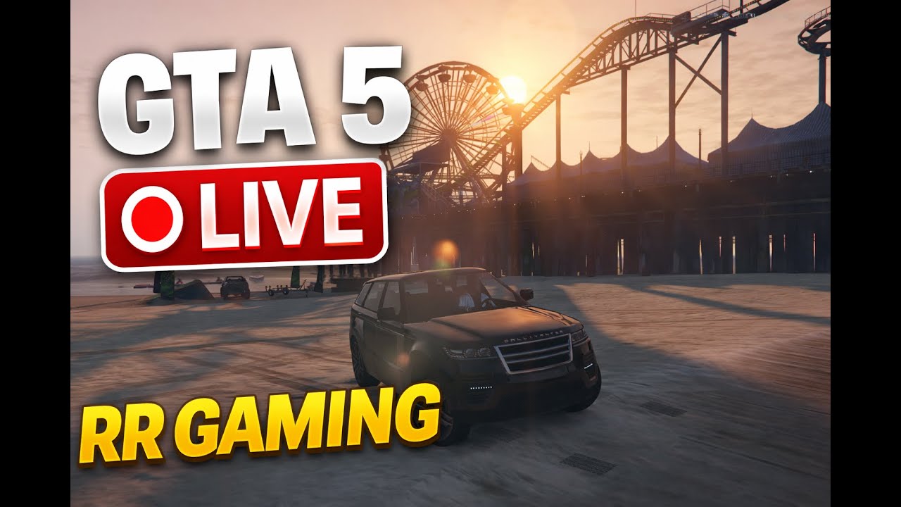 GTA 5 LIVE 🔴 | 7 STAR POLICE CHASE 😱 | WITHOUT CHEATCODE| RR GAMING