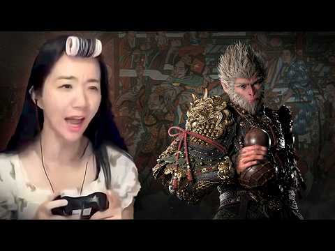 Becoming Rage Monkey 🤬Black Myth : Wukong l Korean Girl Rage, Funny Game Play