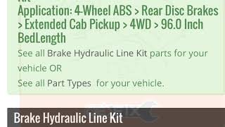 Dorman Brake Line Kit - Don’t Bend Brake Lines Anymore Get A Kit 🤗
