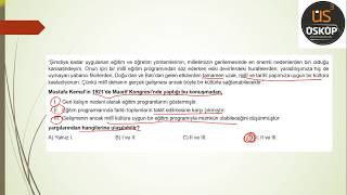 8.Sınıf İnkılap Tarihimilli Bir Destan Ya İstiklal Ya Ölüm Lgs Çıkmış Ve Örnek Sorular 1.Bölüm