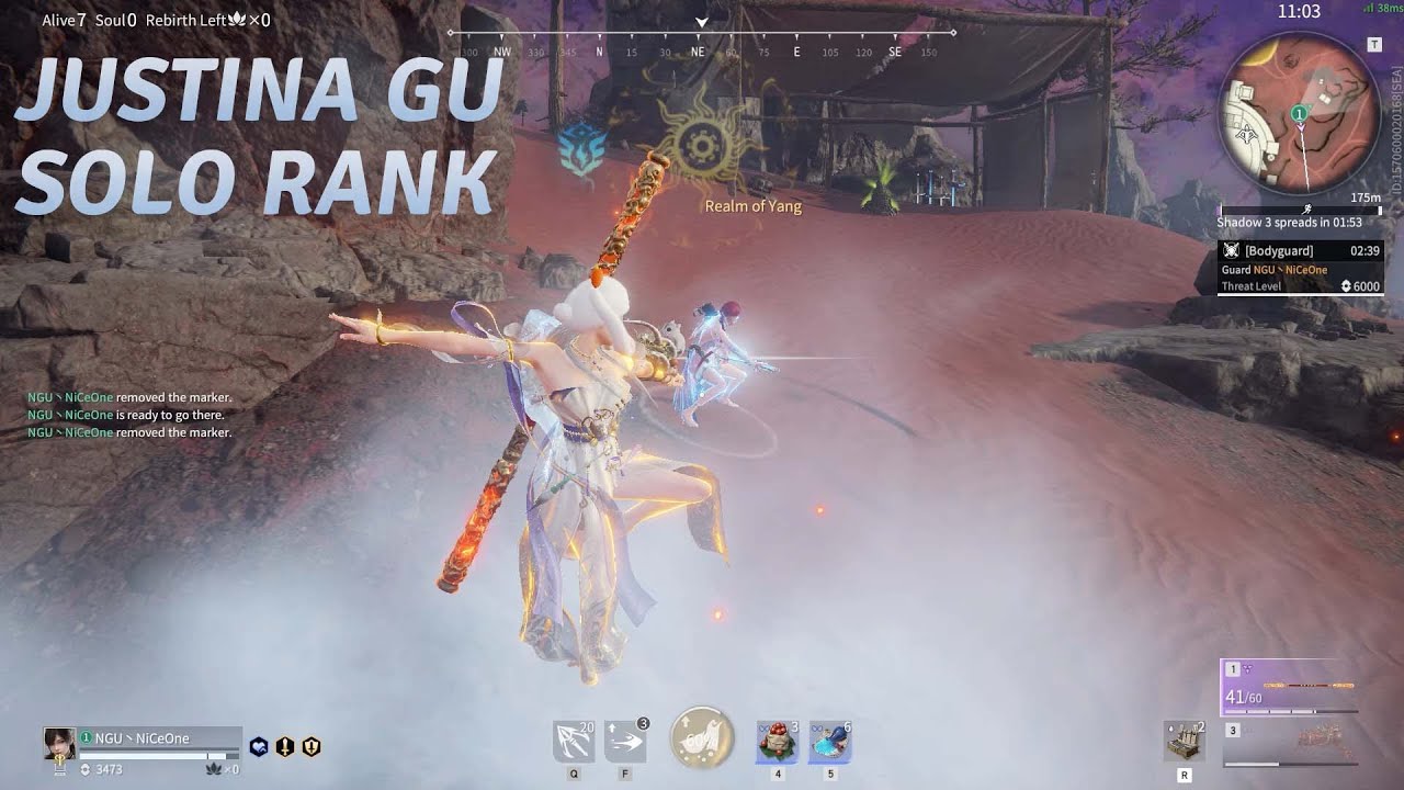 Justina Gu Solo Rank Naraka Gameplays Ep.314 - YouTube