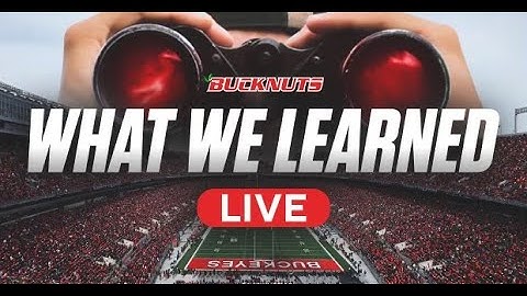 What We Learned Live: Reactions following Ohio State