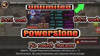 Cara Cheat Kingdom Wars atau Perang Kerajaan 9999999 All of PowerStone No Rebith Character 100% Work screenshot 4