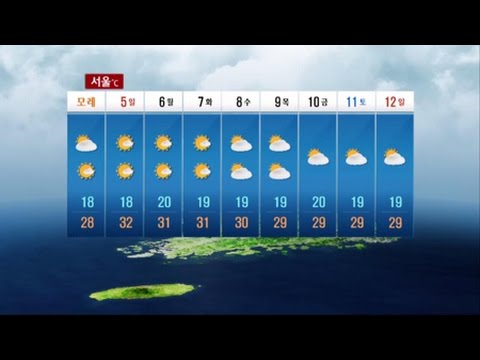 이번 예보기간 가끔 구름 많음 / YTN 웨더앤라이프