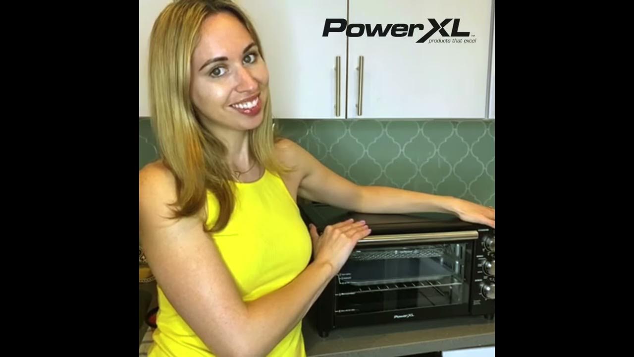 PowerXL 1550W 6-qt 12-in-1 Grill Air Fryer Combo with Glass Lid on QVC 