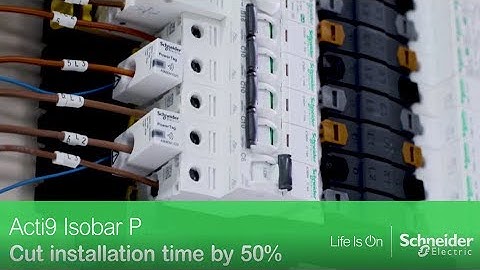 Acti9 Isobar P: Quick smart installations