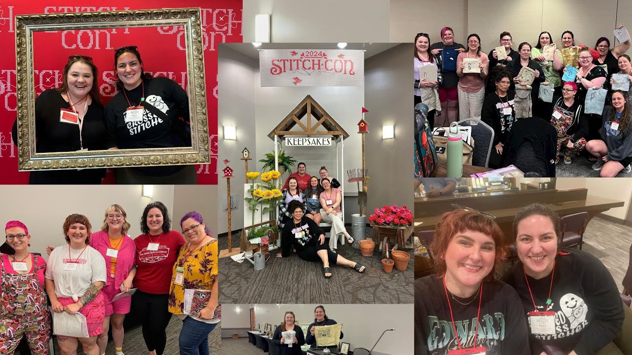 Flosstube #28 - StitchCon 2024 Recap!!