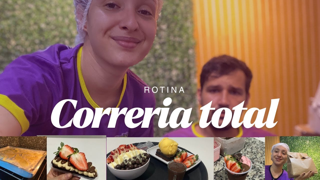 Rotina-Delivery de doces-Rotina da Açaiteria-Casal empreendedorl-loja de Açaí 